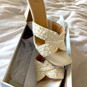 A New Day Tia Pearl Mule Heels